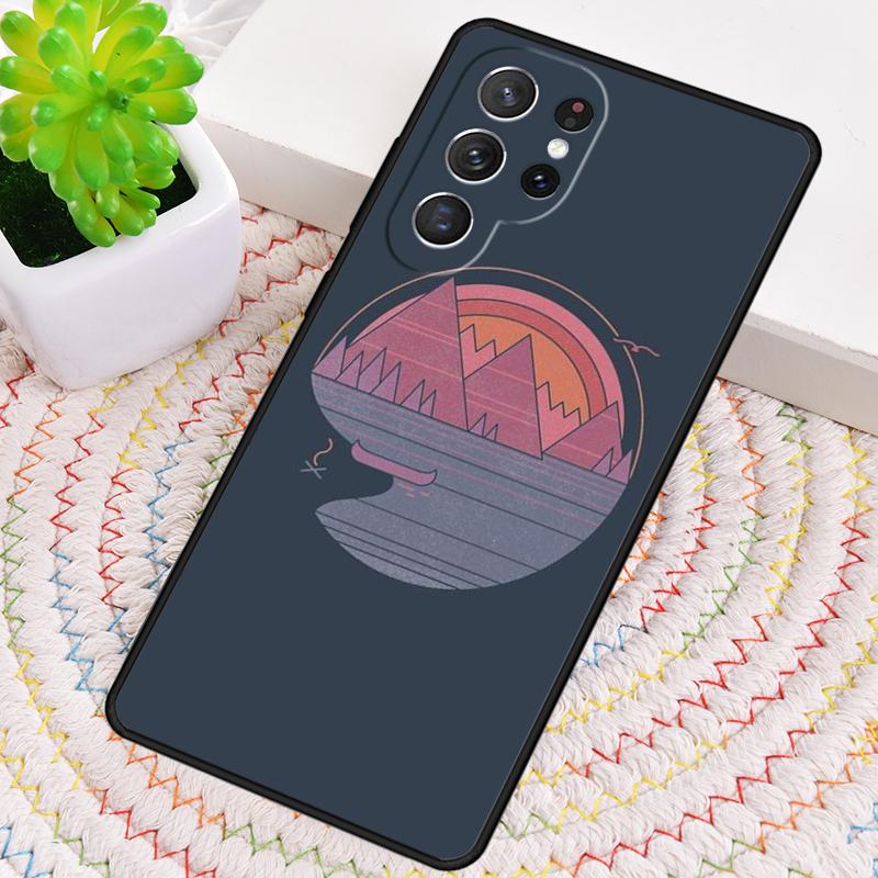 Star Lake Mountain TPU Phone Case For Samsung Galaxy note 10 pro S26 S25 S24 S23 S22 Ultra Plus S21 FE S20 Shockproof Cover
