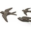 Cast Iron Cast Iron Swallow Black Wind Chime Art Statue  Garden Courtyard