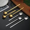 Creative High-Value Gold Stainless Steel Dessert & Coffee Spoon Souvenir