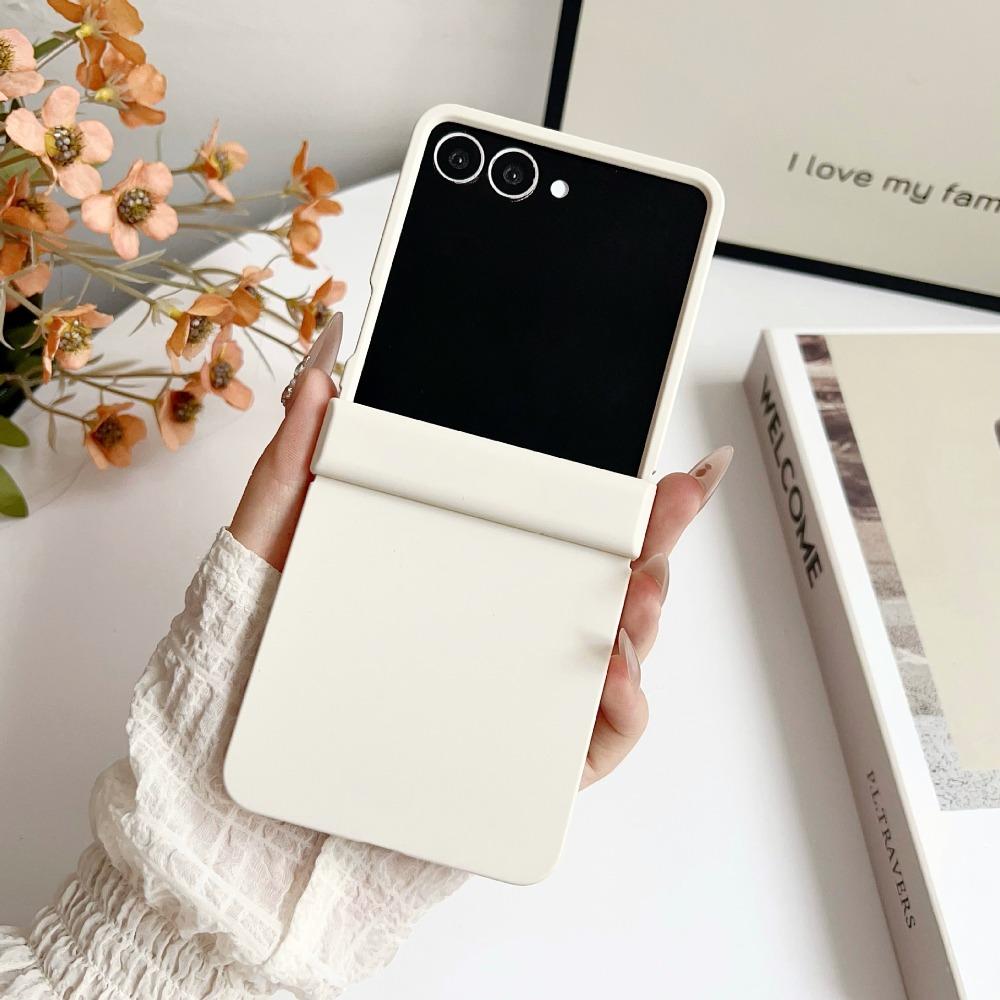Чехол Dopamine Candy Color Матовый для Samsung Galaxy Z Flip 7 6 5 Flip 4 3 5G с защитой шарнира, Жесткая задняя крышка