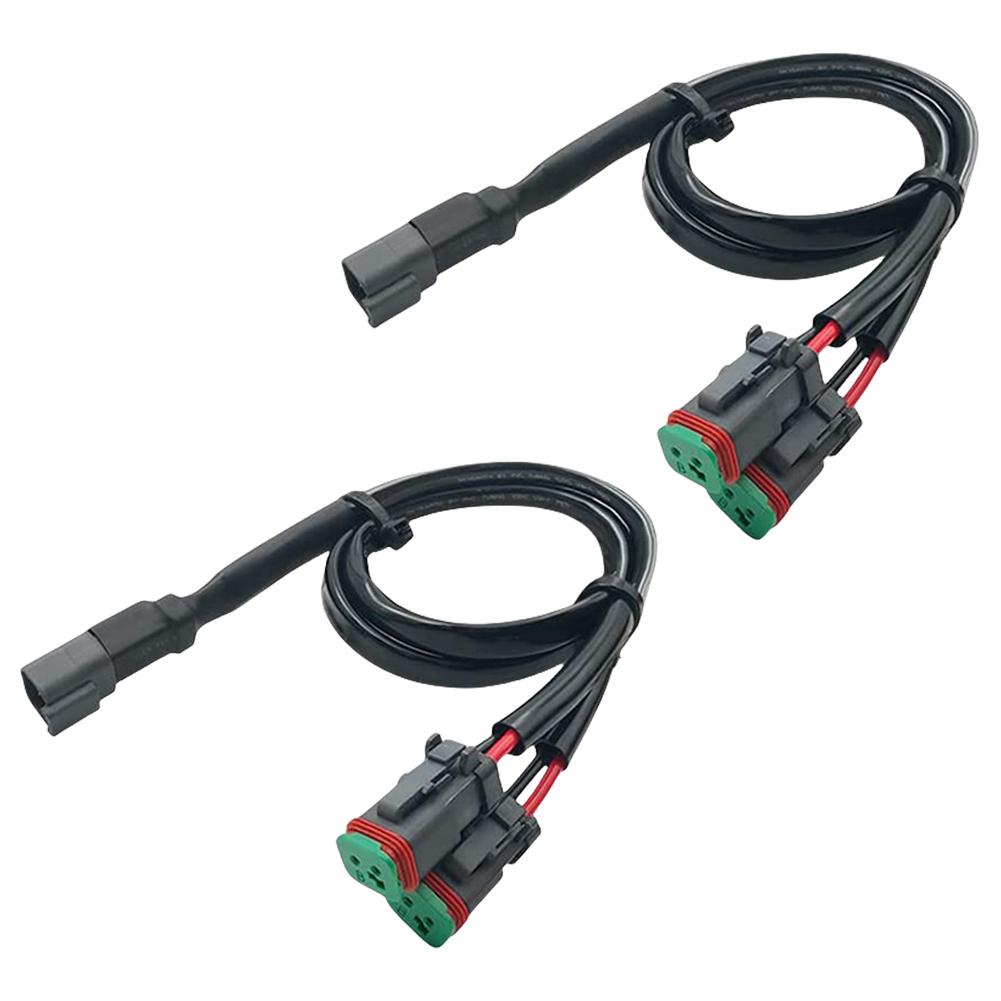 2Pcs Y Shape For Deutsch DT DTP Adapter Connector Splitter For Deutsch DT DTP Adapter Wiring Harness Splitter for Car Headlights