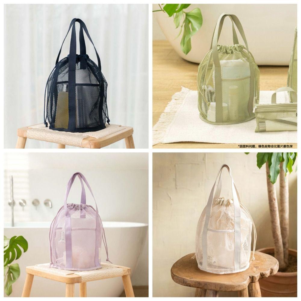 Handbag Clothes Storage Bag Bundle Pocket Hanging Shower Organizer Mesh Toiletry Bag Organizer