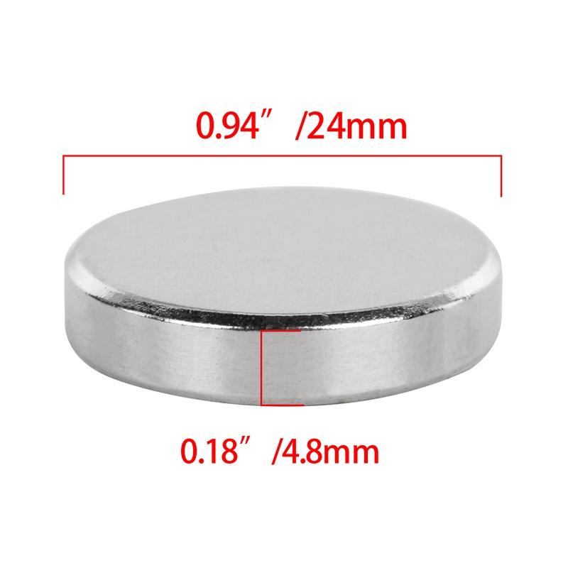 10/50Pcs Strong Magnets Round Discs Ring Hole N50 Rare Earth Neodymium Magnet