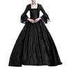 (SU)Women Retro Party Princess Cosplay Lace Floor Length Dress