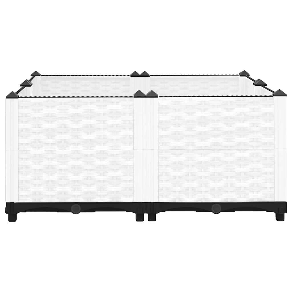 Raised Garden Bed 80 x 80 x 38 cm Polypropylene