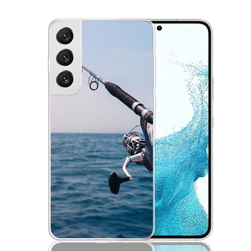 Рыболовный спиннинг для карпа, крючок, чехол для телефона для Samsung Galaxy S26 Ultra S23 S24 S25 Edge S20 FE S21 S22 Plus, мягкая печатная оболочка F