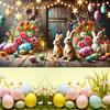 Cartoon Easter Photography Backdrop 180*110cm Easter Hanging Banner  Photography Props