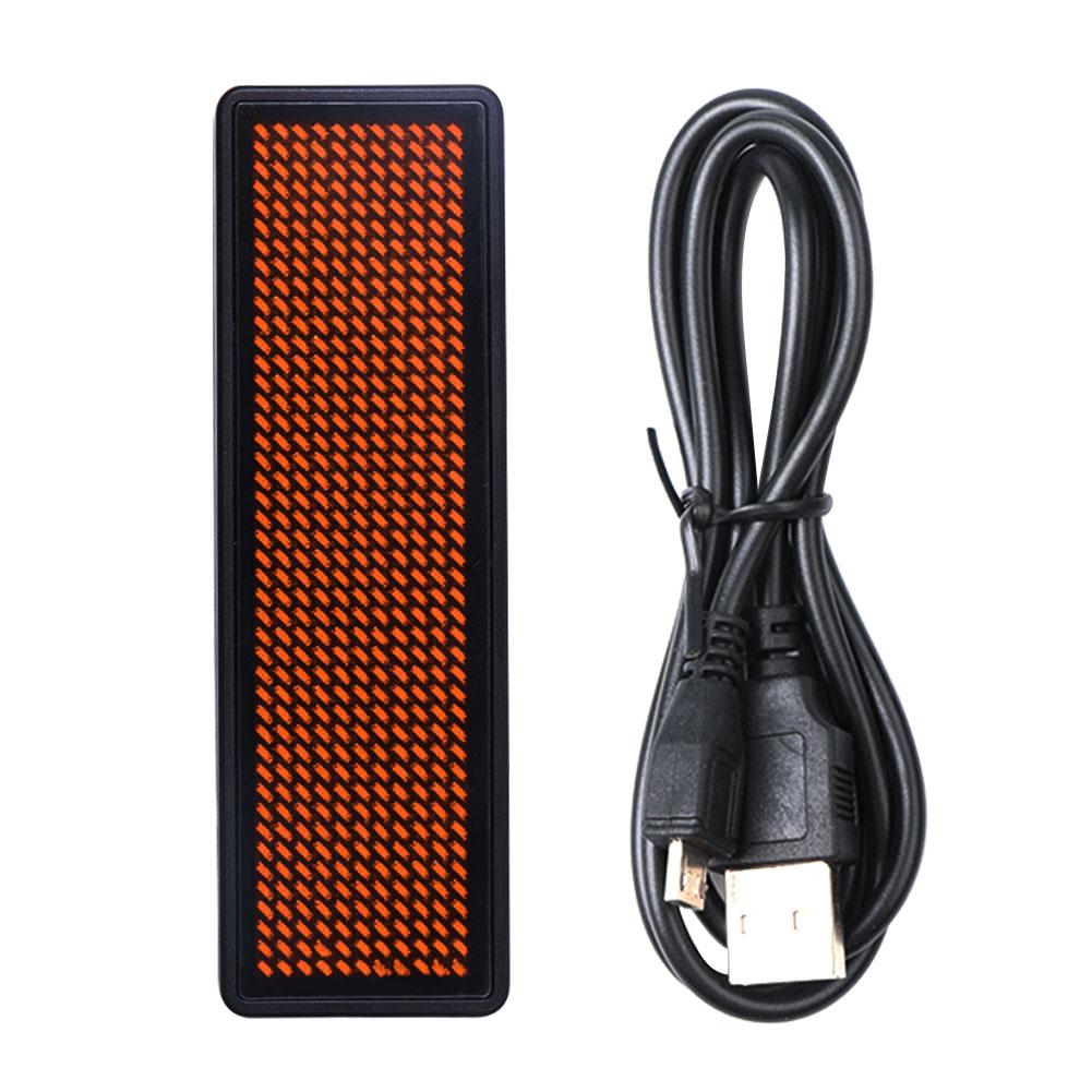 Мини-светодиодный цифровой программируемый перезаряжаемый знак с прокруткой имени сообщения