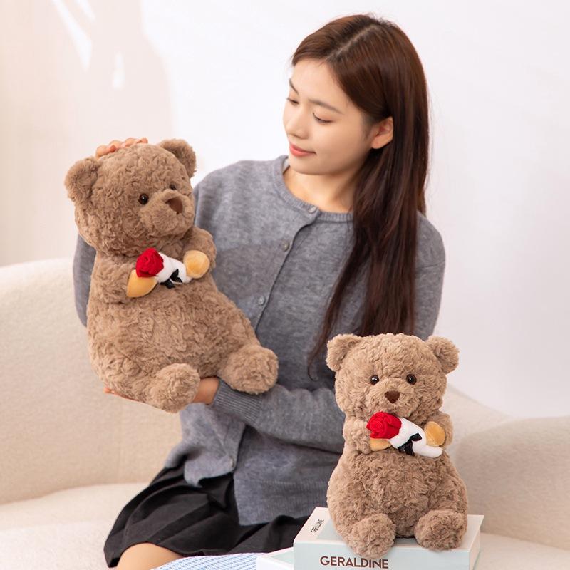 День святого Валентина Роза Плюшевый мишка Игрушка Мишка Кукла Подарки