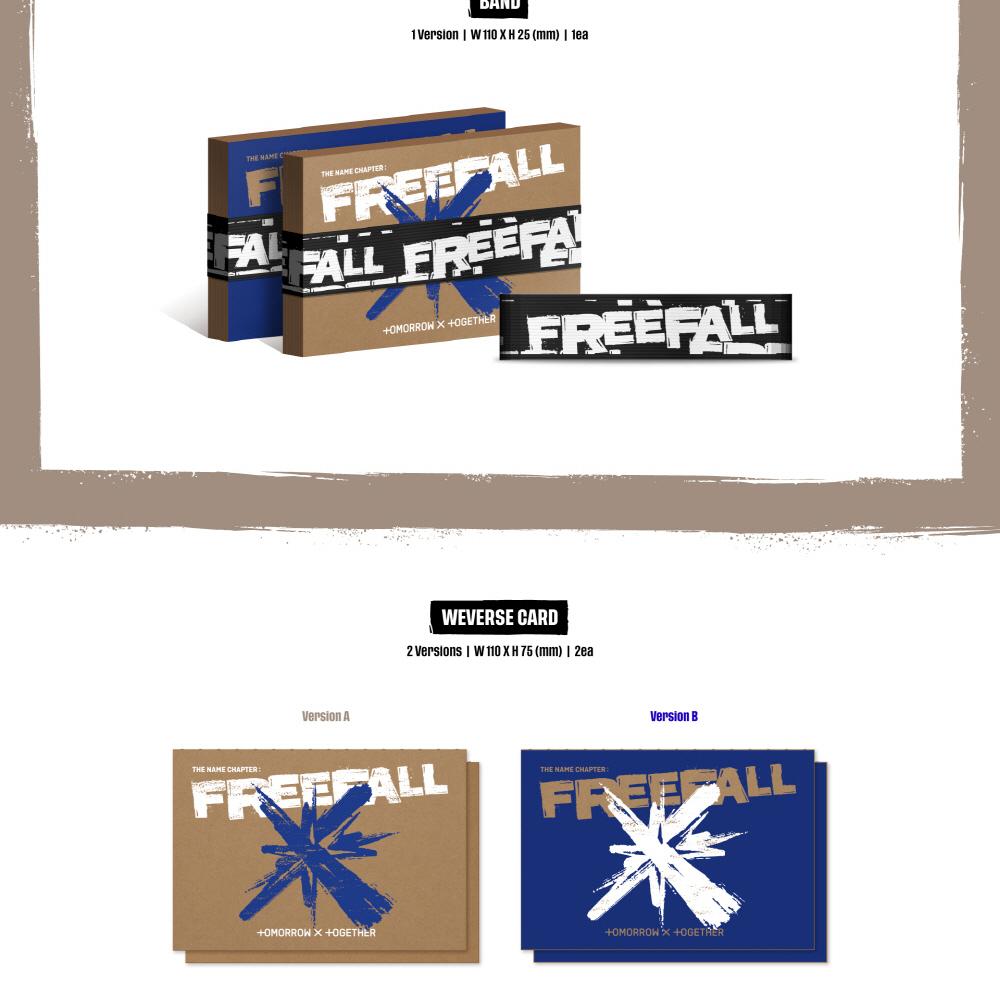 TXT Том 3. Глава «Имя» : Версия альбомов Freefall Weverse