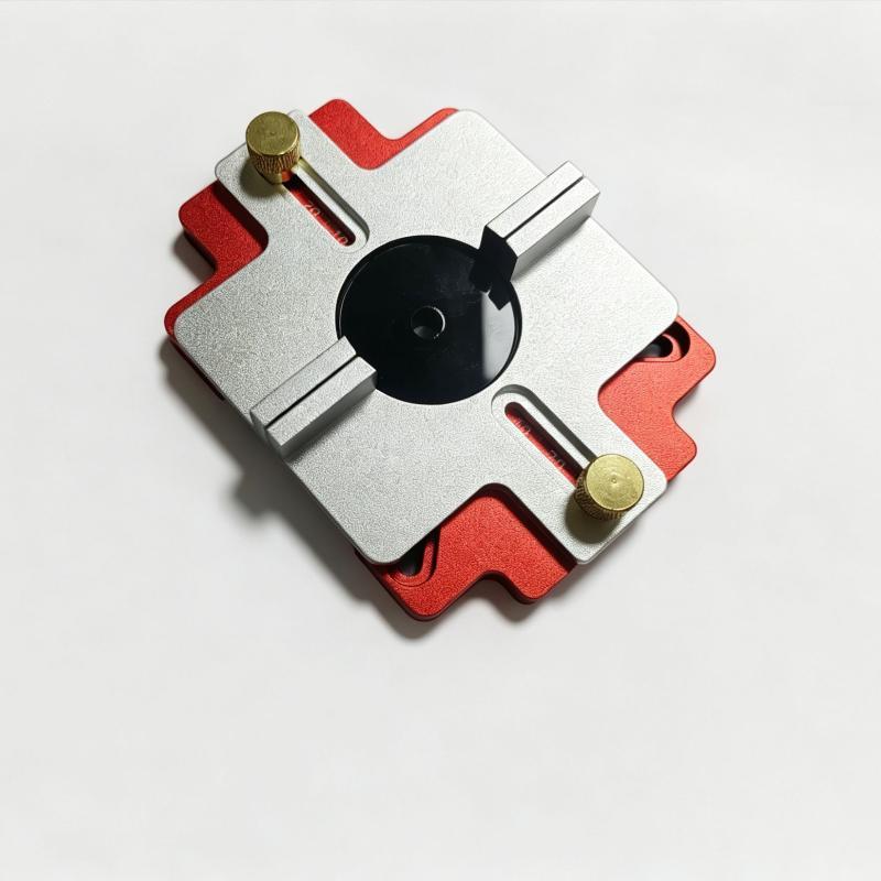 2-in-1 Slotting Bracket Mortising Jig High Precision Slotted Fastener Accessory for Trimmer Router Cabinet Making Carpenter Use