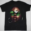 Унисекс футболка Angie Stone Face Classic с коротким рукавом, черная, все размеры