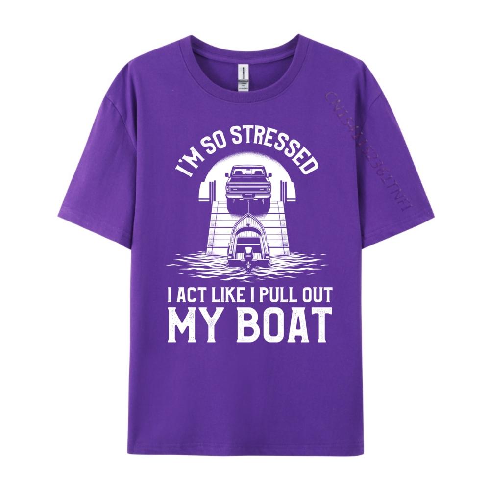 Забавные аксессуары для лодки для мужчин Капитанская лодка Одежда капитана лодки Высококачественная футболка с графикой Повседневная