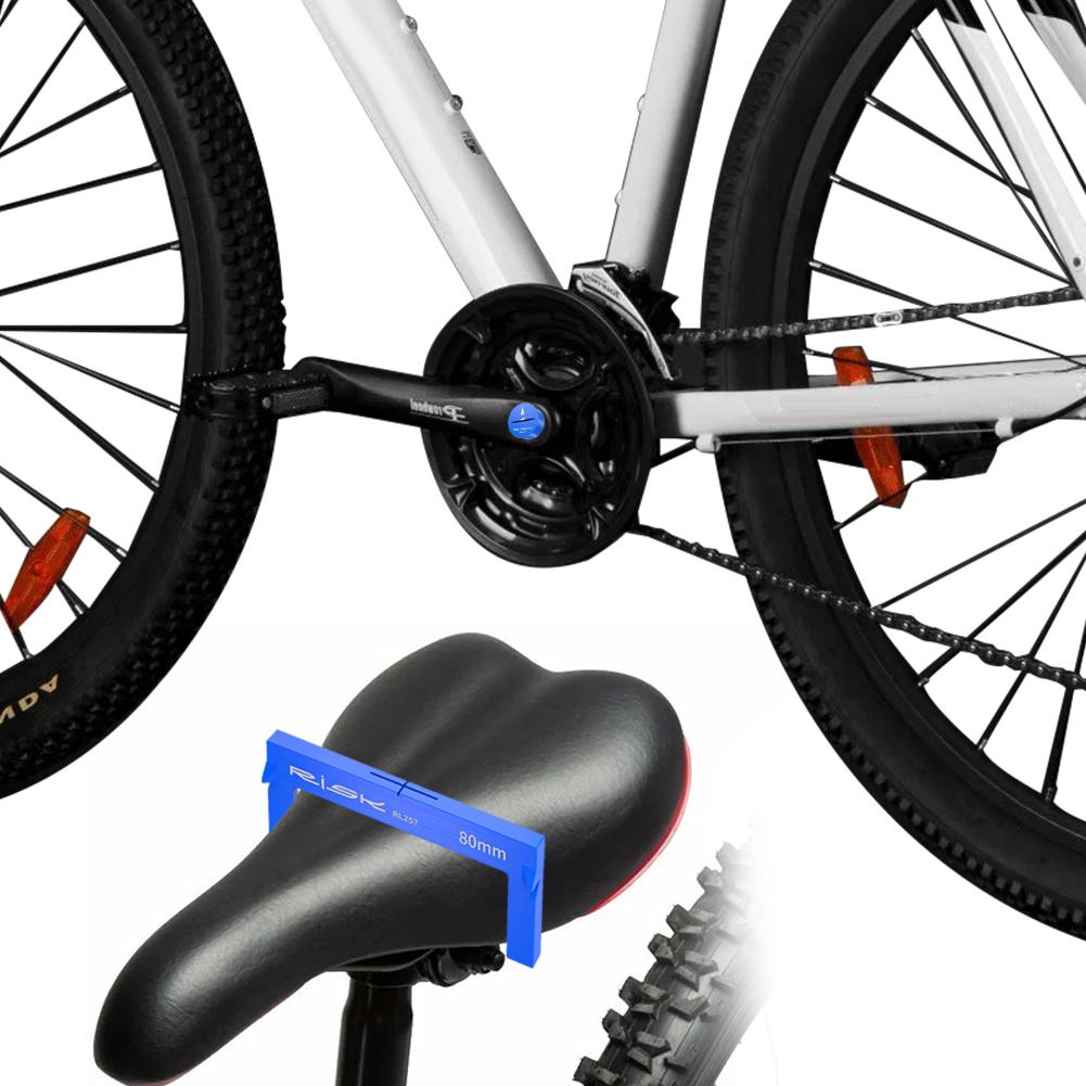 RISK MTB Road Bike Saddle Measure Tool Bicycle Seat Height Distance Measurement Tool Front Cushion Fitting Adjustment Tool