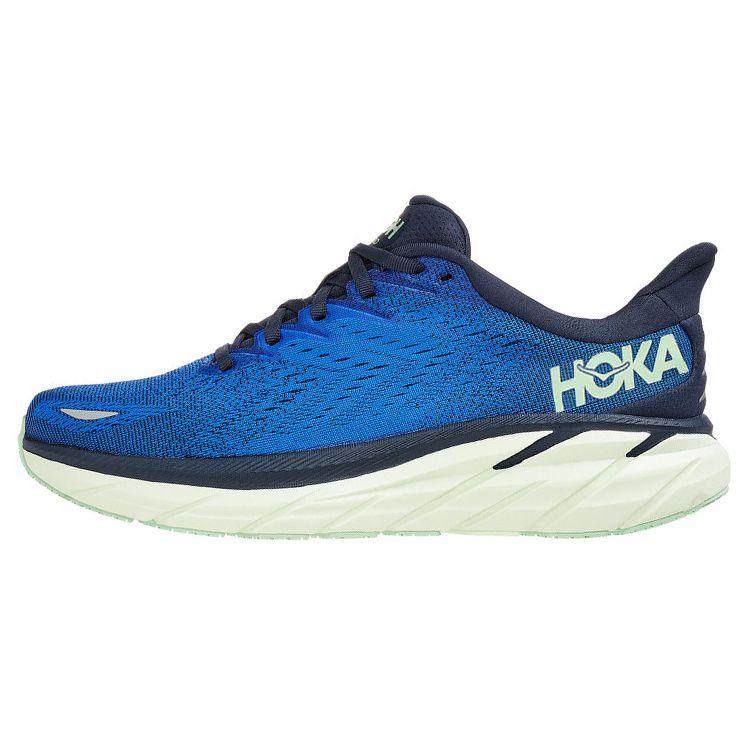HOKA One One Clifton 8 Dazzling Blue Men Sneakers Outer-Space 1119393-DBOS