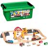 Brio Набор рельсов для грузового поезда Deluxe, 54 детали, деревянная игрушечная железная дорога, возраст 3+