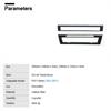 Soft Carbon Fiber Interior CD Panel Cover Trim For BMW 5 Series F10 2011-2017