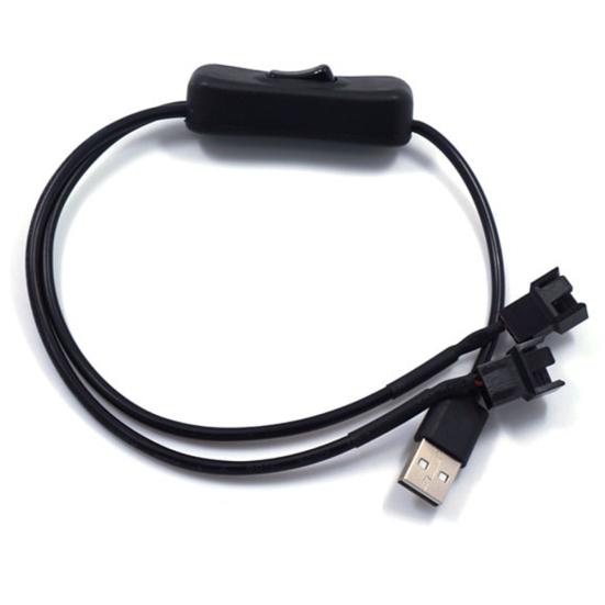 5V 2-сторонний 4-контактный адаптер USB на кабель-конвертер для вентилятора ПК