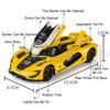 1:Масштаб 32 SRT Tomahawk XVGT Rolls Royce Dawn Металлический Модель Автомобиля Игрушка Музыка Свет Оттяжка Суперкары Модели Детские Настольные Украшения