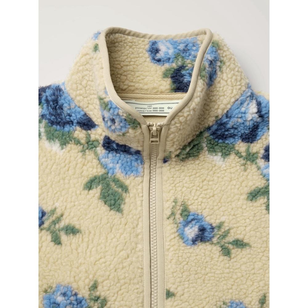 GU by Uniqlo Флисовая куртка Цветок от Rokh