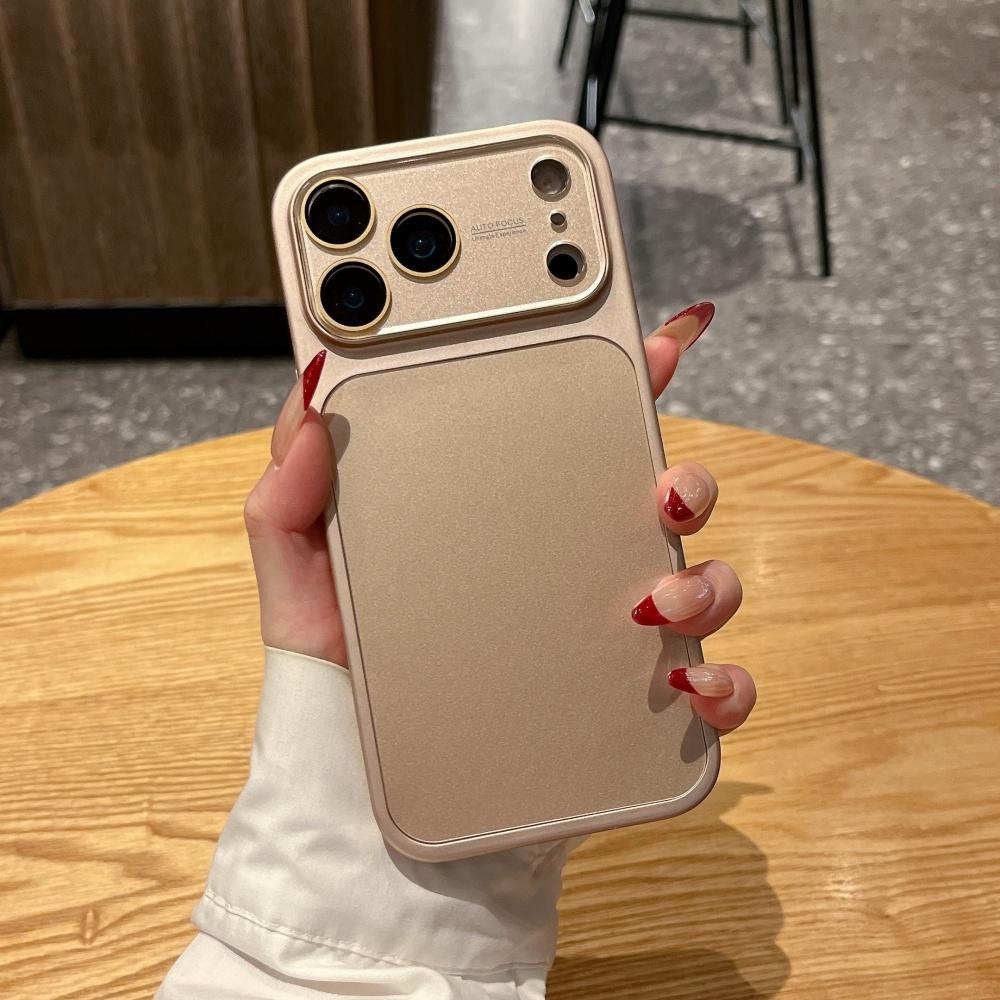 Матовый Жесткий AG Ультратонкий Матовый Чехол для Для Iphone 17 16 Pro Max 13 14 1 Конфетный Однотонный Защитная Пленка для Камеры Ударопрочный Чехол
