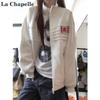 Худи La Chapelle American Street-Style с значком и воротником-стойкой на молнии