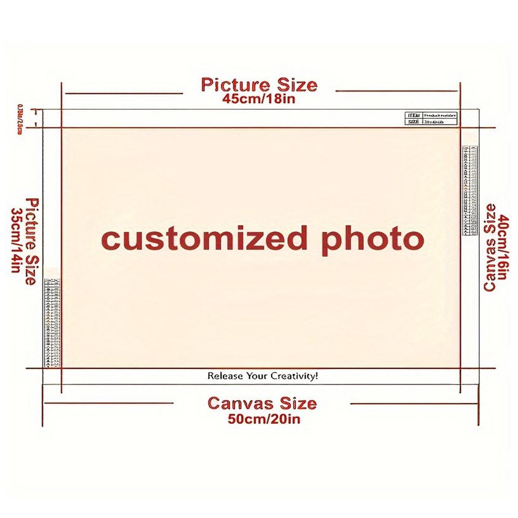 5D DIY Photo Custom Diamond Painting Cross Stitch Full Round Diamond Embroidery Art Kit Home Decoration Diy Gift