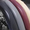 Universal Anti-slip Auto Car Steering Wheel Cover Three-dimensional Embossed Leather Elastic Style 38cm