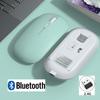 Rechargeable Wireless Bluetooth Mouse For Ipad Samsung Huawei Mipad 2.4g Usb Mice For Android Windows Tablet Laptop Notebook Pc