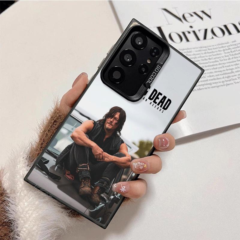 The Walking Dead Daryl Dixon Shockproof Phone Case for Samsung Galaxy S26 Edge S25 Ultra S24 FE S23 Plus S21 Cover Anti Fall Fun