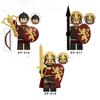 KT1068 Medieval Mini Soldiers Action Figures Building Blocks Assembling Decoration Collection Toys For Boys Children