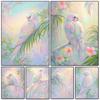 DIY алмазная живопись набор для вышивки крестом красивый попугай полная квадратная алмазная мозаика новая коллекция 2024 домашний декор подарок J3966