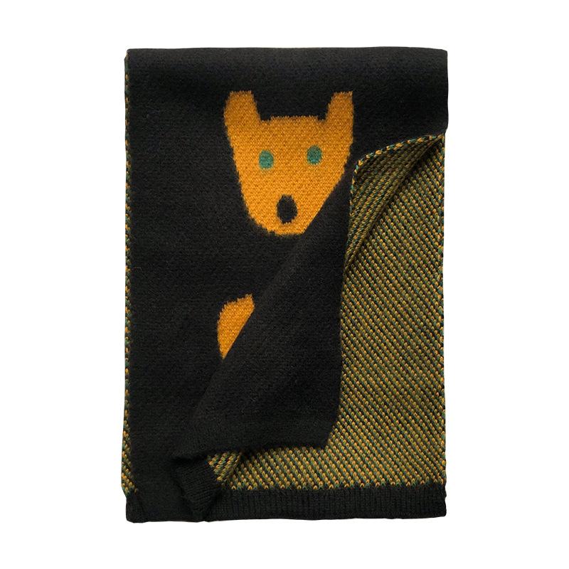 Imitation Cashmere Korean Version Versatile Long Style Age Reducing Student Warm Knitted Woolen Scarf Thickened and Warm