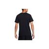 Nike Футболка Life Solid Knit с коротким рукавом, мужские топы, черный цвет FN2646-010