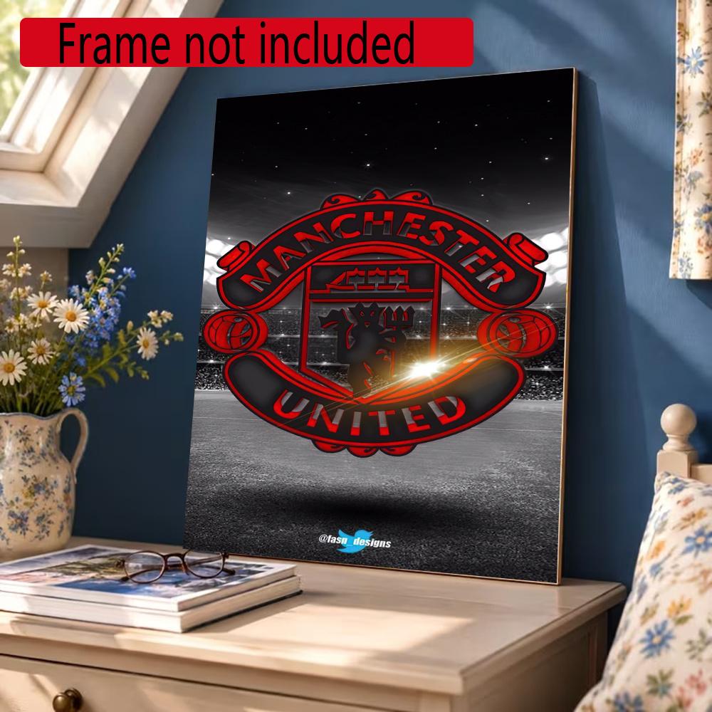 Manchester Diamond Painting Round Diamond Mosaic Rhinestones Diamond Embroidery Craft Kit Wall Decor Without Frame