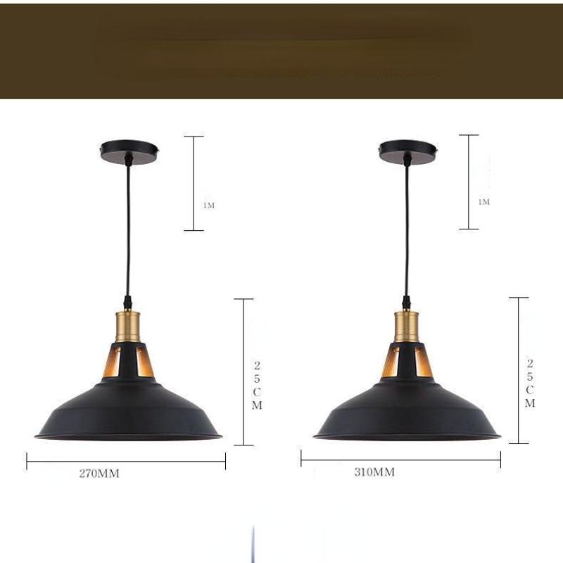 Винтажный подвесной светильник Лофт Ретро Люстра Подвесной светильник E27 Основание Промышленный подвесной светильник Освещение для гостиной