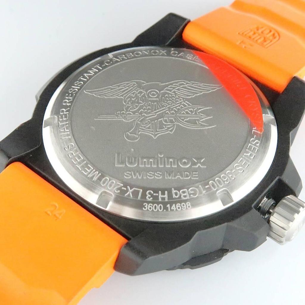 Б/у Luminox Luminox XS.3603 NAVY SEAL Оранжевый x Черный Военные часы Дайверские часы