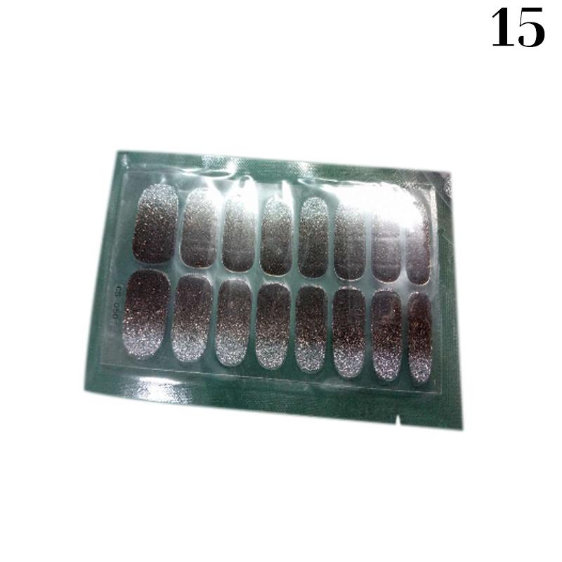 16 маленьких наклеек для ногтей, осенние и зимние однотонные наклейки для ногтей, простые водонепроницаемые наклейки для ногтей, полноцветные наклейки для дизайна ногтей