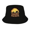 Шляпа-ведро The Lion King Hakuna Matata на заказ Женская Унисекс Модная Летняя Пляжная Солнцезащитная Кепка Унисекс
