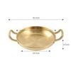 Stainless Steel Seafood Rice Pot Home Cooking Pan Picnic Snack Plates Cookware Saucepan Dry Pots with Handle for Kitchen