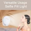Магнитная селфи-лампа, светодиодная подсветка для телефона, 3 режима яркости, компактный дизайн, перезаряжаемая подсветка для телефона с функцией подставки