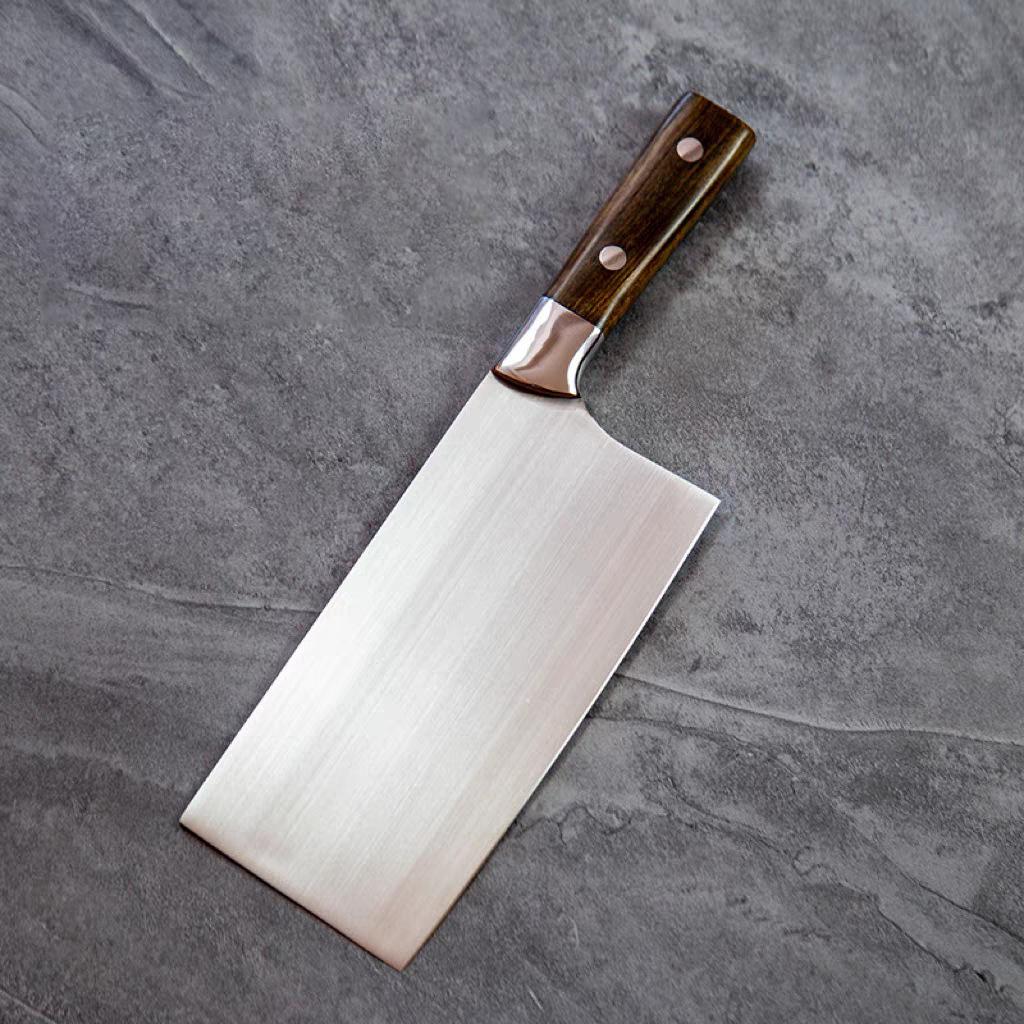 7.5 Inch Chinese Chef Knife Powder Alloy Steel 10Cr15CoMov Blade Wood Handle Slicing Vegetables Cleaver Meat Kitchen Knives