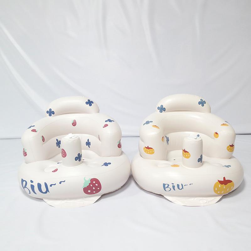 Блестящий детский надувной диван для младенцев, детские пуфы, портативные стулья для ванной, многофункциональное сиденье из ПВХ, тренировочный табурет для сидения