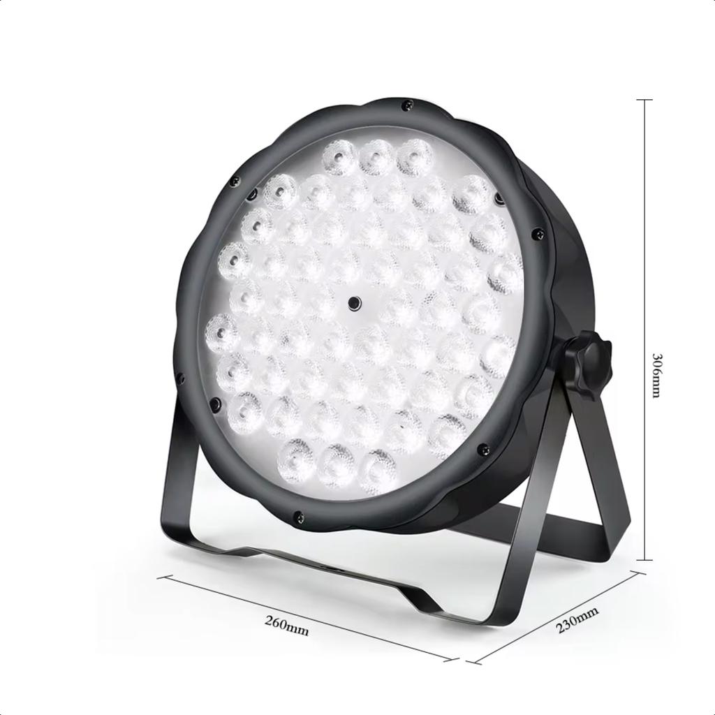 New 54*1.5W RGBW Par Disco Light Stage Lighting with Auto DMX Controller Wedding Party Bars DJ Disco LPC008S