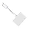 Xiwai USB C Hub Type C Dual Audio AUX MIC Sound Card PD Power Charge Adapter 3 в 1 USB-удлинитель Совместим с ноутбуком, планшетом, мобильным телефоном - 3,5 мм и