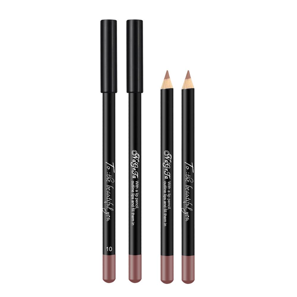 12-цветная водостойкая помада для губ, долговечная матовая подводка для губ, карандаш-карандаш