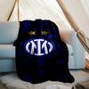 Inter Milan logo1 printed throw blanket—lightweight,soft,warm;versatile blanket for all seasons—perfect as &air-conditioning throw,nap blanket
