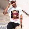 Lady Gaga Joanne World Tour 2026 Новая Мода Тяжелый Хлопок Горячая Распродажа Ретро Принт Веселая Круглый Вырез Футболка Для Повседневного Комфорта
