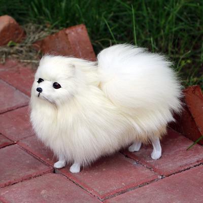 Померанский шпиц, плюшевые игрушки, реалистичные собаки, мягкие игрушки для детей, подарок на день рождения, Рождество