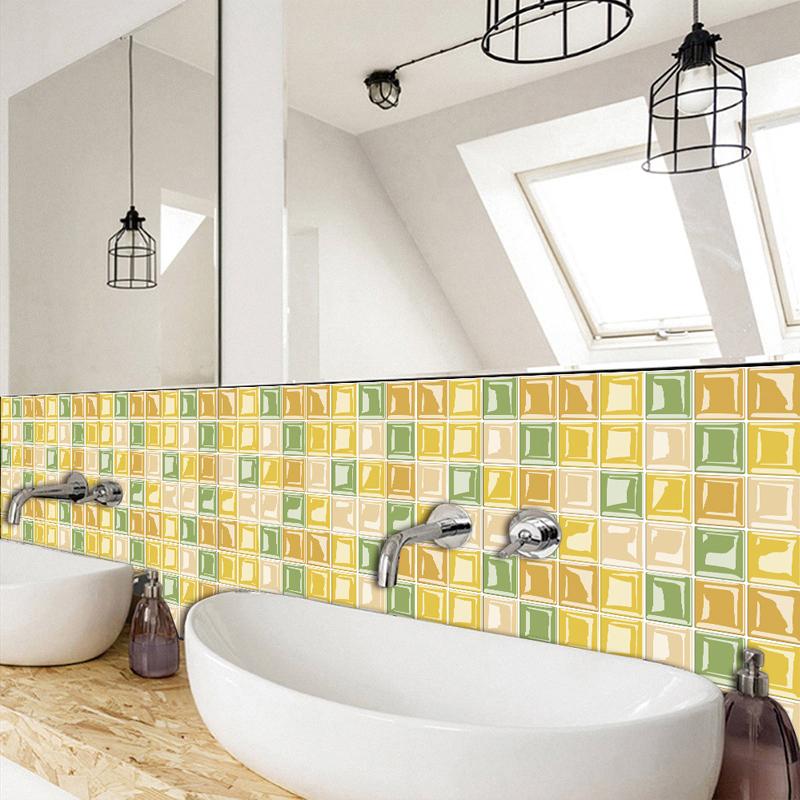 10/15/20 см кухонная наклейка на плитку наклейки ванная мозаика самоклеящаяся настенная плитка